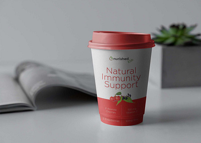 Natural Juice Cup Mockup 3d branding business coffee cup design drink graphic design illustration juice logo mockup natural photoshop psd typography ui