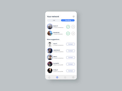 DailyUI 078 - Pending Invitation 078 dailyui dailyui 078 dailyuichallenge light mode mobile ui