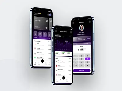 Linance - Your Smart Finance Companion mobileapps ui