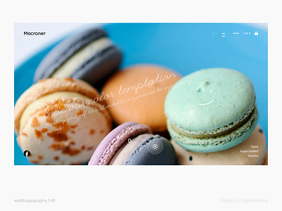 eg.148 branding character design element format graphic graphic design layout macaron typography ui web web design