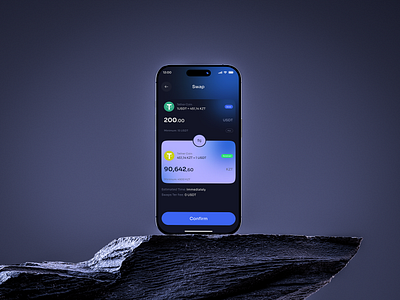 Crypto Wallet Mobile App app crypto app crypto currency crypto exchange crypto wallet financial wallet homieslab ios mobile app wallet wallet app