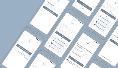 SSO Wireframes task flow ui user flow ux wirefame