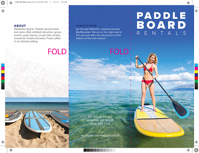 Board Rental Flyer branding design flyer graphic design illustration logo magazine poster typography