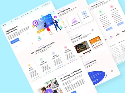 Digital Agency Landing Page digitalagencycompanywebsite itcompanylandingpage landingpagefordigitalaegency uiforsoftwarecompanywebsite