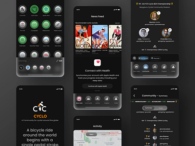 Cyclo - Product Design apple branding cycle design designer graphic design health interface design ios ios app logo mobile app mobile app design mobile ui research ui uidesign ux uxresearch vector