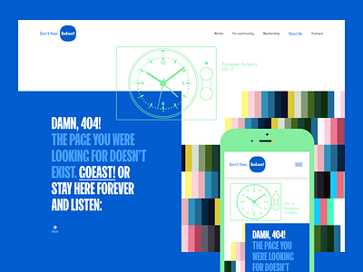 Damn, 404! GoEast or stay here forever – 404 404 braun budapest damn design dieter rams goeast! illustration today web webflow