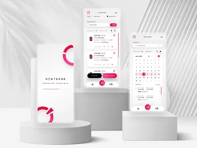 MOSTEDGE - RETAIL MOBILE PLATFORM calendar creative dashboard design mobile app modern retail ui