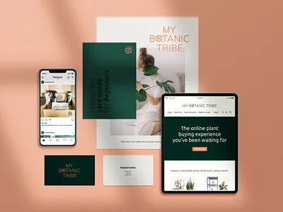 Logo Design & Branding Concept for MY BOTANIC TRIBE 🪴 brand brand book brand design branding business branding design designer earthy freelance freelance design graphic design katycreates logo logo design nature plant business plants story sustainable