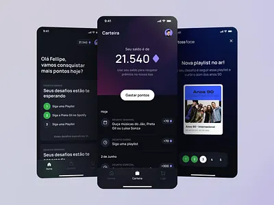 Wallet aplicativo mobile ui ui uidesign wallet