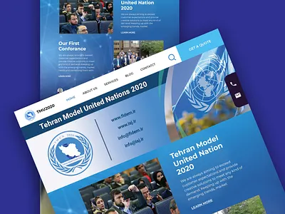 Tehran Model United Nation 2020 design graphic design logo ui ux
