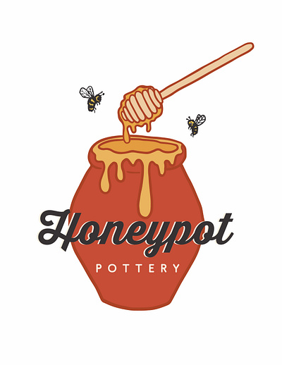 Pottery Logo brand design logo typography