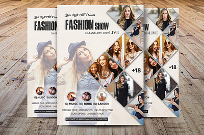Fashion Show Flyer Template flyer design