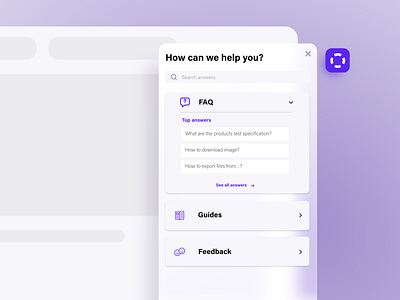 Sidebar FAQ mode response mode ui user mode ux