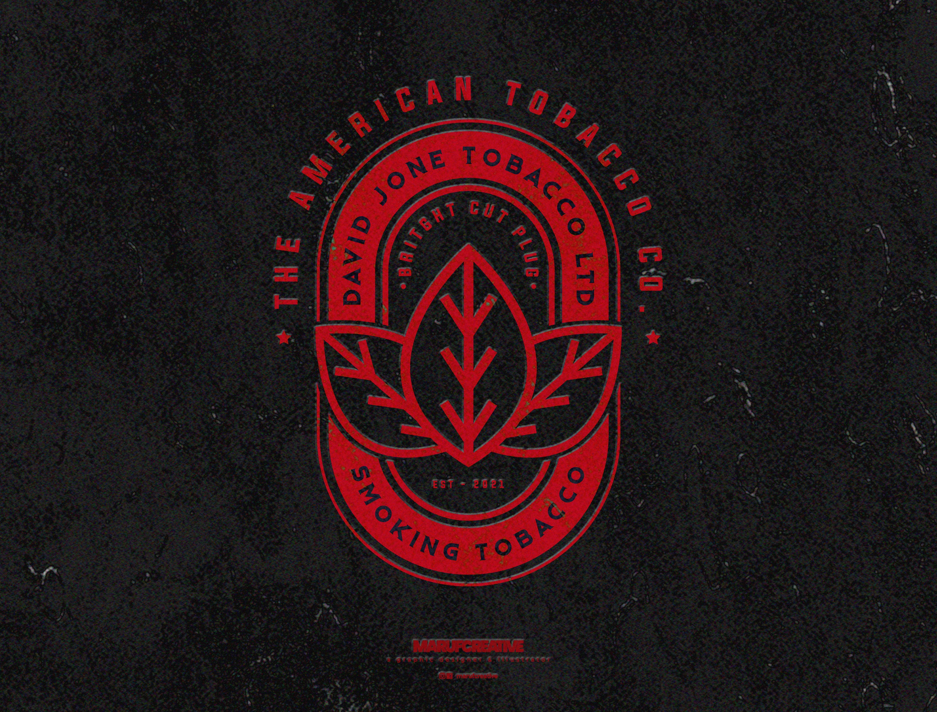 tobacco logo design Tobacco Vintage Logo Design