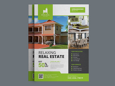 Real Estate flyer advisor business company consultant financial flyer leaflet poster research services solutions strategy