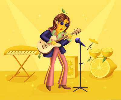 John Lemon character character design character development children illustration digital illustration illustration musician illustration musicians package package design packaging packaging design