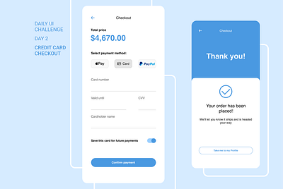 Daily UI - Checkout 002 app challenge daily dailyui dailyuichallenge design ui uidesign website