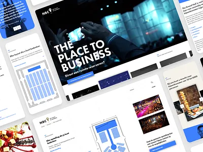 NBC Congrescentrum - Showcase b2b branding centre congress hospitality innovation meetings meetup presentations presenting typography ui website