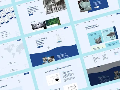CTECH Europe Website Design blog blue clean corporate ctech europe design desktop design lab madebyswish modern news news cards testimonials ui ui design ux wastewater treatment water web design website