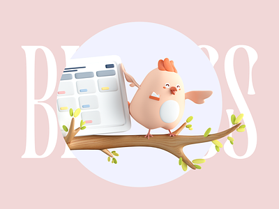 Birdies: Dream Team 3d birds blender character cinema4d illustration octane project renders vogel