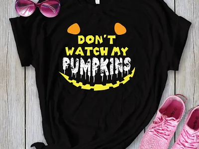 Don't Watch My Pumpkins T-Shirt photography