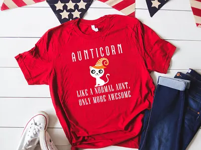 Aunt corn Like A Normal Aunt, Only More Awesome T-Shirt Design photography
