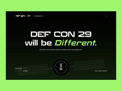 Def Con 29 – Motion Exploration animation defcon hack hacking motion design ui ui animation ui design ux web design yogesh