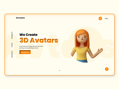 3d Avatars 3d 3davtar creative design graphic design graphics rebound reboundshot ui uidesign uiux ux uxdesign webdesign webdesigner weekly weekly wrampup