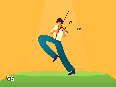 Musician adobeillustrator figma flatillustration illustration music musicianillustration