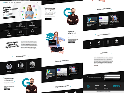 Digital Marketing Agency Landing Page design elementor landing page