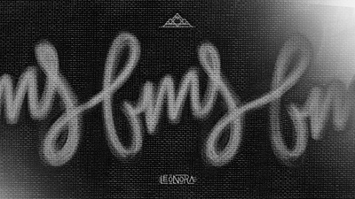 FMS - Leonora Cover brush calligraphy cover design details font graphic design letter lettering letters music typography