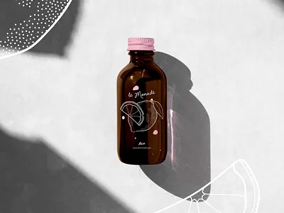 Weekly Warm-up | Le Monade lemonade packaging design pink