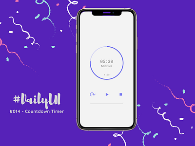 #DailyUI #014 - Countdown Timer