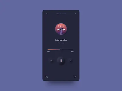 Audio Player Concept audio player audio player neumorphism audio player ui dark audio player ui dark neumorphism neumorphism neumorphism ui ui design