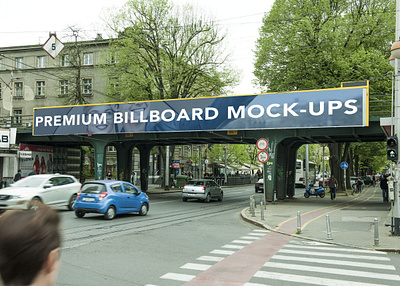 Premium Billboard Mockup best billboard branding design download free illustration logo mockup new premium psd ui web