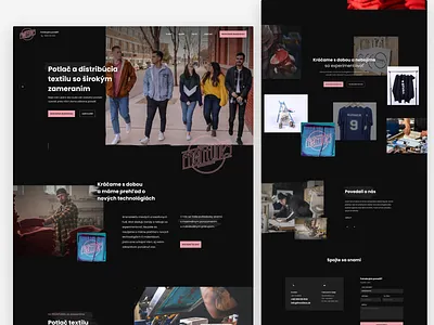 FRONTLINES - Webdesign for printing studio black brush darkmode grunge grunge website homepage homepage design landing page oliverdul print printing printing studio vintage webdesign website design