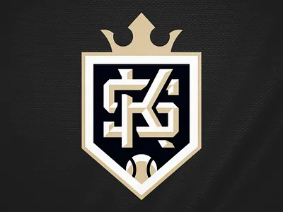 Indiana Speed Kings athletics baseball baseball logo branding crown crown home plate graphic design home plate indiana logo speed kings sports logo