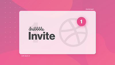 First Dribbble Invite design dribbble dribbble invite skeuomorphic