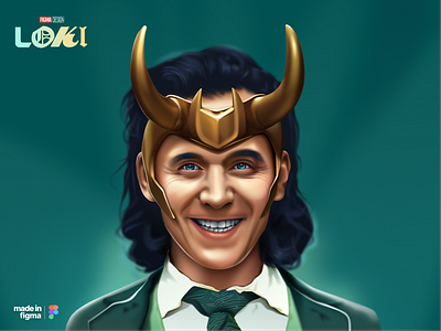 Loki - Figma illustration character design design figma graphic design illustration loki