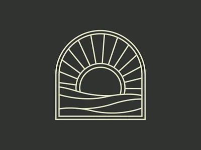 Logo Suite and Sun Illustration Design brand design branding design designer portfolio illustration logo typography