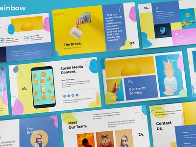 Creative Agency Multipurpose Templates clean colorful company corporate google slides keynote modern multipurpose multipurpose template photography pitch deck portfolio powerpoint presentation studio template unique web design web development website