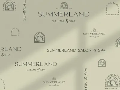 Logo Suite for Salon and Spa brand design branding design designer portfolio illustration logo logo suite typography