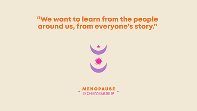 Menopause Bootcamp Brand Manifesto Book brand brand book brand identity branding graphic design illustration women