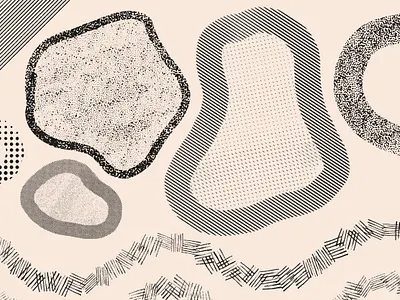 Abstract Shape Study abstract abstract shapes adobe fresco blob shapes blobs design digital illustration fresco app illustration layout pattern shape study shapes