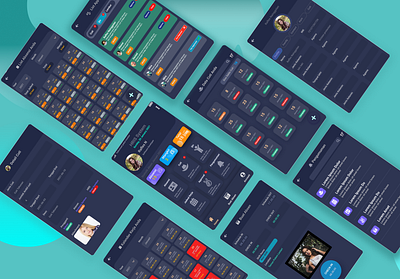 HRIS UI/UX Mobile Design absensi design atttendance dark mode dark mode mobile hris hris mobile mobile absensi mobile attendance mobile design attendance uiux mobile design