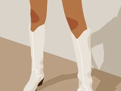 Cowgirl design illustration illustrator illustrator design