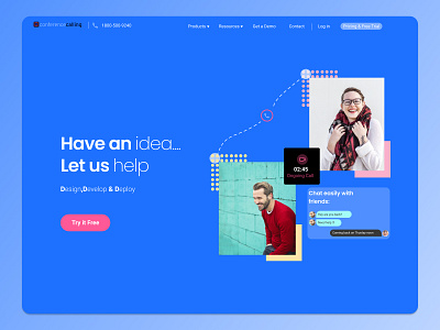 Landing Page branding figma graphic design illustration logo ui uidesign