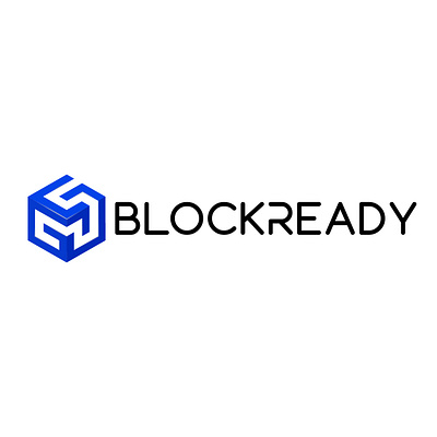 Blockready block brand branding cube design fintech graphic design illustration illustrator logo mexico minimal project tech vector