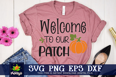 Welcome to our patch SVG happy fall yall png