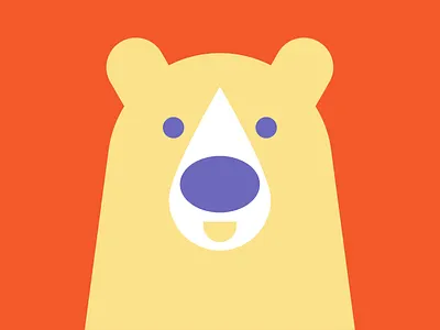 Bear potrait bear illustration potrait profile